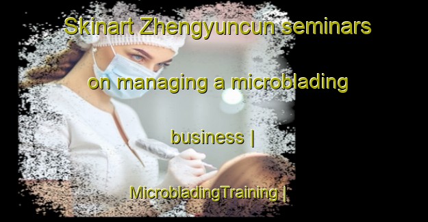 Skinart Zhengyuncun seminars on managing a microblading business | MicrobladingTraining | MicrobladingClasses | SkinartTraining-China